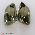 Natural Diaspore pair 3.95 Carats Pastel Yellow Green to Salmon Brown Cushion 9x6 mm Loose Gemstone - Image 7