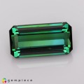 Natural Tourmaline 2.71 Carats Teal Green Emerald Cut 11x6 mm Loose Gemstone - Image 6