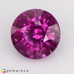 rhodolite garnet  1.81cts - 7x5mm