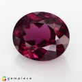 Natural Rhodolite garnet 4.75 Carats Purplish Pink Oval 11x9 mm Loose Gemstone - Image 2