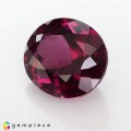Natural Rhodolite garnet 4.75 Carats Purplish Pink Oval 11x9 mm Loose Gemstone - Image 3