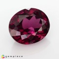 Natural Rhodolite garnet 4.75 Carats Purplish Pink Oval 11x9 mm Loose Gemstone - Image 1