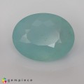Natural Peru opal 10.49 Carats Ice Blue Oval 19x14 mm Loose Gemstone - Image 1