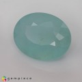 Natural Peru opal 10.49 Carats Ice Blue Oval 19x14 mm Loose Gemstone - Image 2