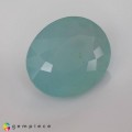 Natural Peru opal 10.49 Carats Ice Blue Oval 19x14 mm Loose Gemstone - Image 5