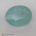 Natural Peru opal 10.49 Carats Ice Blue Oval 19x14 mm Loose Gemstone - Image 6