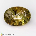 Natural Tourmaline 5.63 Carats Honey Yellow Oval 14x10 mm Loose Gemstone - Image 1