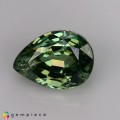 Natural Demantoid garnet 0.98 Carats Green Pear 7x5 mm Loose Gemstone - Image 2