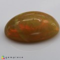 Natural Rainbow opal 7.99 Carats Rainbow Oval Cabochon 20x12 mm Loose Gemstone - Image 1