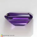 Natural Amethyst 35.26 Carats Vivid Purple Emerald Cut 24x8 mm Loose Gemstone - Image 4