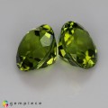 Natural Peridot pair 8.86 Carats Green Round 10x7 mm Loose Gemstone - Image 5
