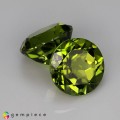 Natural Peridot pair 8.86 Carats Green Round 10x7 mm Loose Gemstone - Image 6