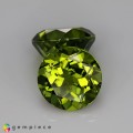Natural Peridot pair 8.86 Carats Green Round 10x7 mm Loose Gemstone - Image 1