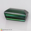 Natural Tourmaline 4.22 Carats Teal Green Baguette 11x7 mm Loose Gemstone - Image 6