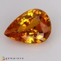 Natural Sapphire 1.24 Carats Golden Yellow Pear 8x6 mm Loose Gemstone - Image 3