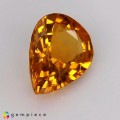 Natural Sapphire 1.24 Carats Golden Yellow Pear 8x6 mm Loose Gemstone - Image 6