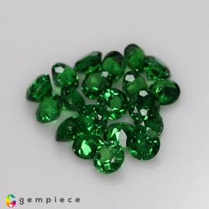 tsavorite garnet  1.68cts - 2x1mm