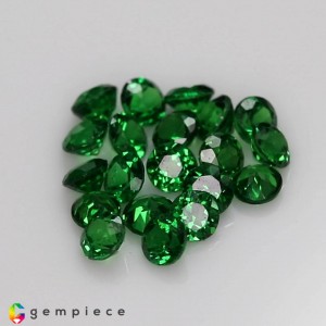 tsavorite garnet  1.68cts - 2x1mm