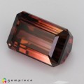 Natural Tourmaline 3.54 Carats Pink to Champagne Emerald 10x6 mm Loose Gemstone - Image 3