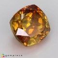 Natural Sphalerite 5.91 Carats Golden Yellow With Orange Flashes Cushion 9x7 mm Loose Gemstone - Image 5