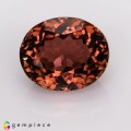 Natural Tourmaline 3.20 Carats Padparadscha Pink Oval 10x8 mm Loose Gemstone - Image 1