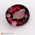 Natural Rhodolite garnet 6.55 Carats Cherry Red Oval 12x10 mm Loose Gemstone - Image 3