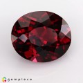 Natural Rhodolite garnet 6.55 Carats Cherry Red Oval 12x10 mm Loose Gemstone - Image 6