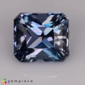 Natural Apatite 2.63 Carats Steel Blue Emerald Cut 8x7 mm Loose Gemstone - Image 7