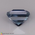 Natural Apatite 2.63 Carats Steel Blue Emerald Cut 8x7 mm Loose Gemstone - Image 4