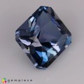 Natural Apatite 2.63 Carats Steel Blue Emerald Cut 8x7 mm Loose Gemstone - Image 5