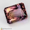 Natural Ametrine 42.63 Carats Purple to Yellow Emerald Cut 22x17 mm Loose Gemstone - Image 5