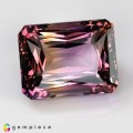 Natural Ametrine 42.63 Carats Purple to Yellow Emerald Cut 22x17 mm Loose Gemstone - Image 6