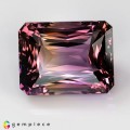 Natural Ametrine 42.63 Carats Purple to Yellow Emerald Cut 22x17 mm Loose Gemstone - Image 7