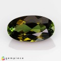 Natural Tourmaline 2.31 Carats Honey Green Oval 11x6 mm Loose Gemstone - Image 1