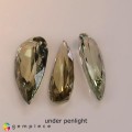 Natural Diaspore Set 6.30 Carats Pastel Yellow Green to Salmon Brown Pear Mixed Lot Loose Gemstone - Image 4