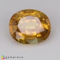 Natural Sapphire 2.10 Carats Golden Yellow Oval 9x7 mm Loose Gemstone - Image 5