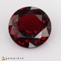 Natural Spinel 1.80 Carats Intense Blood Red Round 8x4 mm Loose Gemstone - Image 1