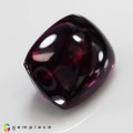 Natural Rhodolite garnet 13.14 Carats Purplish Pink Buff Top 15x12 mm Loose Gemstone - Image 6