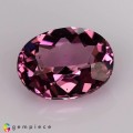 Natural Malaya garnet 1.27 Carats Sweet Purplish Pink Oval 7x6 mm Loose Gemstone - Image 1