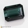 Natural Tourmaline 4.84 Carats Teal Blue Green Emerald Cut 10x8 mm Loose Gemstone - Image 7