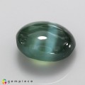 Natural Green to light purple pink natural alexandrite cats eye 2.51 Carats Green to Light Purple Pink Round Cabochon 8x4 mm Loose Gemstone - Image 6