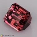 Natural Tourmaline 1.54 Carats Pink to Champagne Emerald Cut 7x6 mm Loose Gemstone - Image 3