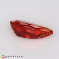 Natural Fire Opal 1.71 Carats Orange Red With Mild Rainbow Flashes Pear 13x7 mm Loose Gemstone - Image 3