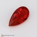 Natural Fire Opal 1.71 Carats Orange Red With Mild Rainbow Flashes Pear 13x7 mm Loose Gemstone - Image 4