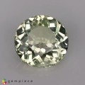 Natural Amblygonite 1.04 Carats Yellowish Green Round 7x4 mm Loose Gemstone - Image 1