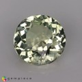 Natural Amblygonite 1.04 Carats Yellowish Green Round 7x4 mm Loose Gemstone - Image 2