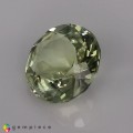 Natural Amblygonite 1.04 Carats Yellowish Green Round 7x4 mm Loose Gemstone - Image 3