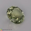Natural Amblygonite 1.04 Carats Yellowish Green Round 7x4 mm Loose Gemstone - Image 5