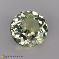 Natural Amblygonite 1.04 Carats Yellowish Green Round 7x4 mm Loose Gemstone - Image 7