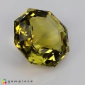 Natural Prasiolite 48.45 Carats Lemon yellow Step Octagon 26x15 mm Loose Gemstone - Image 5